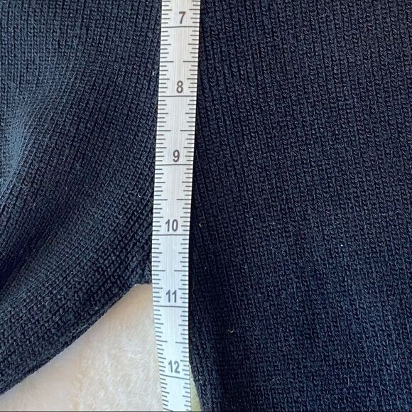 M. Rena New With Tags Black Knit Pull On Leggings Size OS - Picture 8 of 9